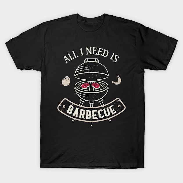 Funny Barbecue Lover BBQ Saying Grill T-Shirt by Foxxy Merch